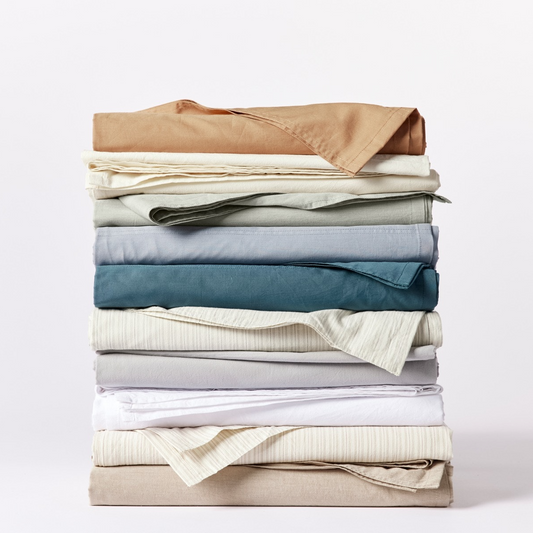 Coyuchi Organic Crinkled Percale Sheets MADE SAFE