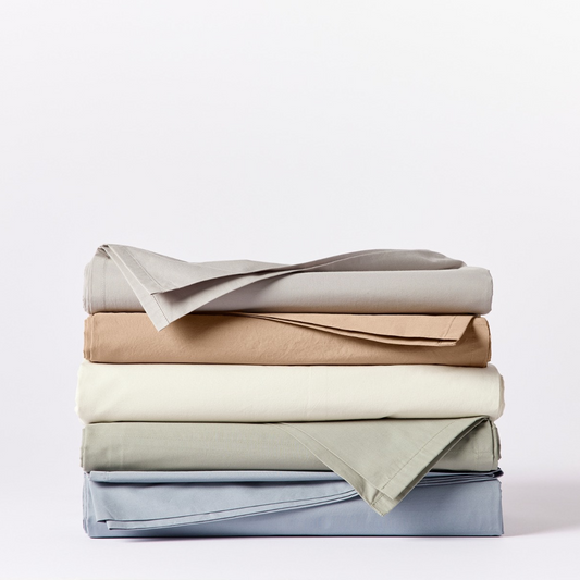 Coyuchi Organic Percale Sheets 300 Thread Count MADE SAFE
