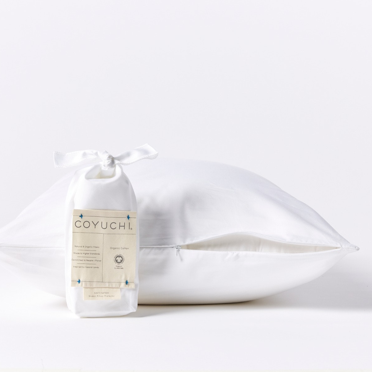 Coyuchi Organic Pillow Protector MADE SAFE