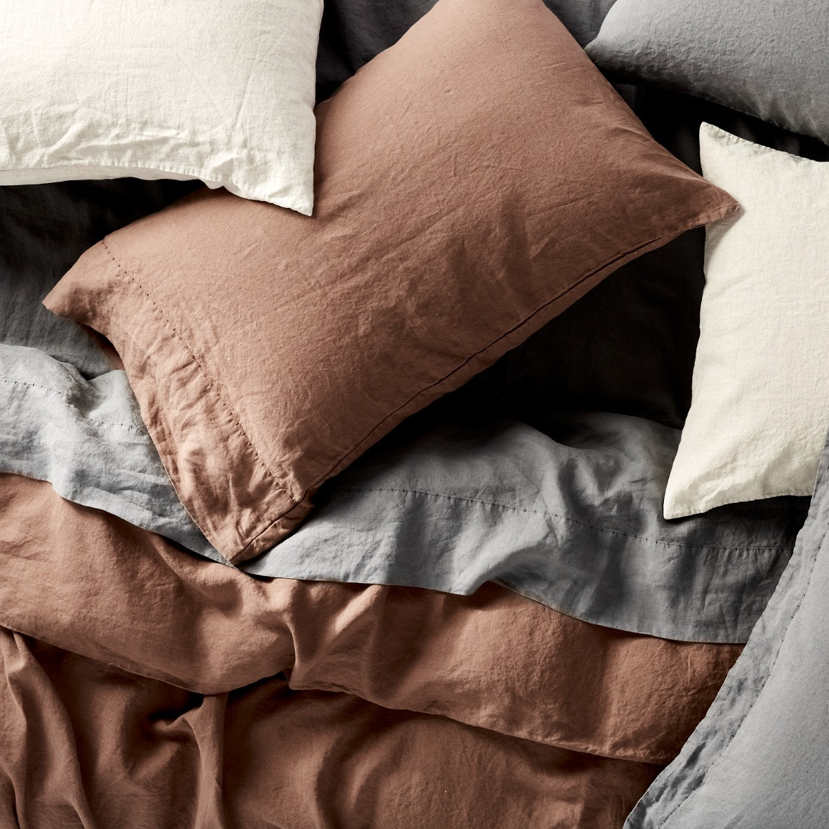Coyuchi Organic Relaxed Linen Pillowcases MADE SAFE