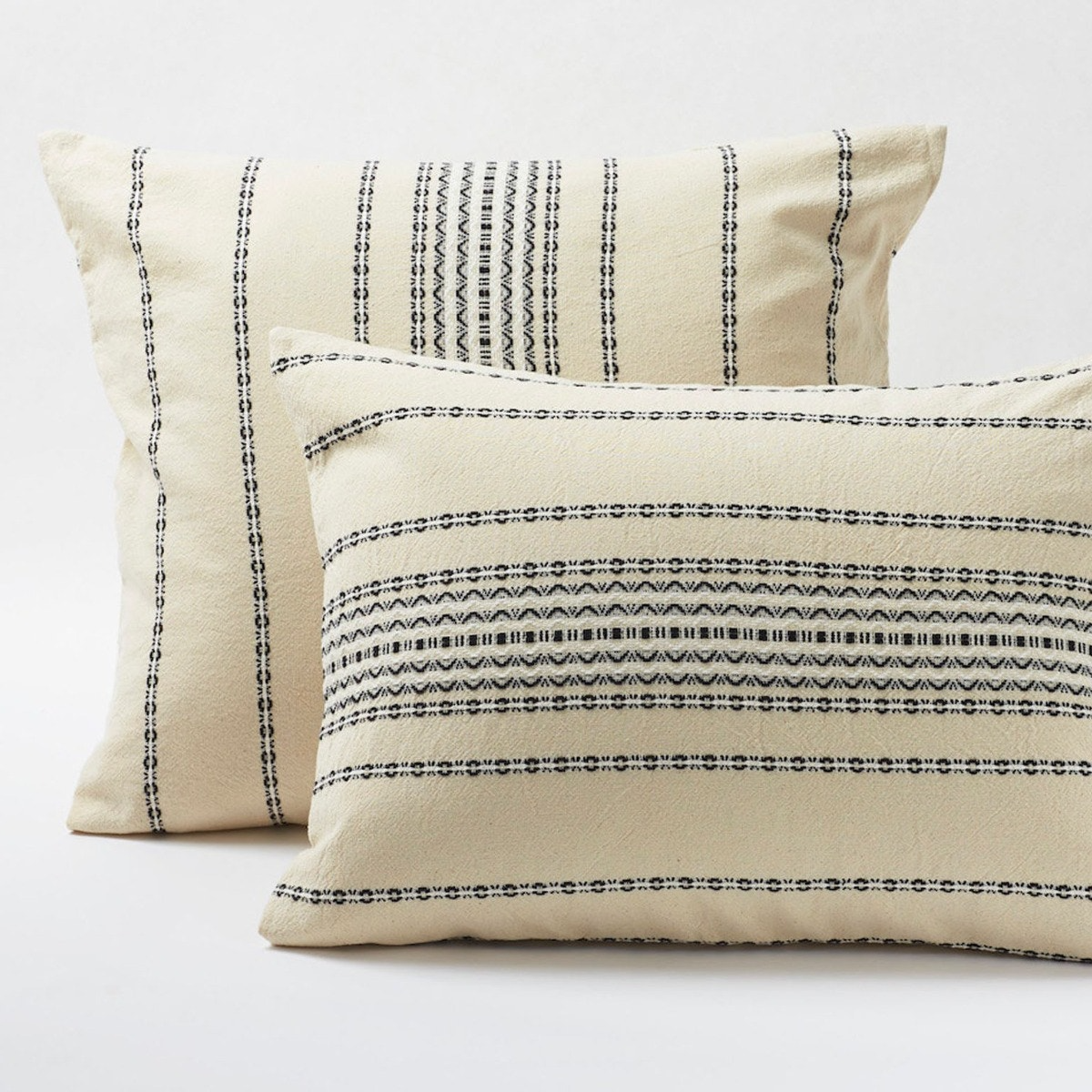 Coyuchi Rippled Stripe Organic Pillow Sham MADE SAFE