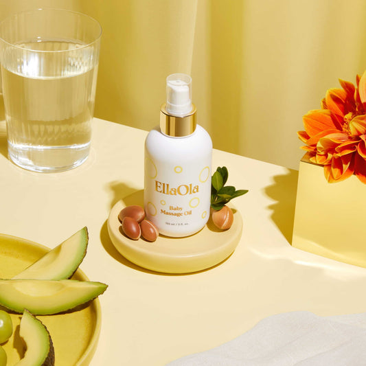 EllaOla 100% Organic Baby Massage Oil MADE SAFE