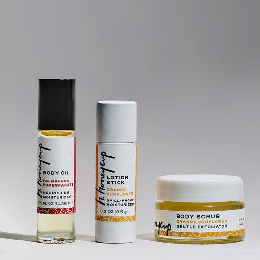H Honeycup Travel Discovery Skincare Bundle MADE SAFE