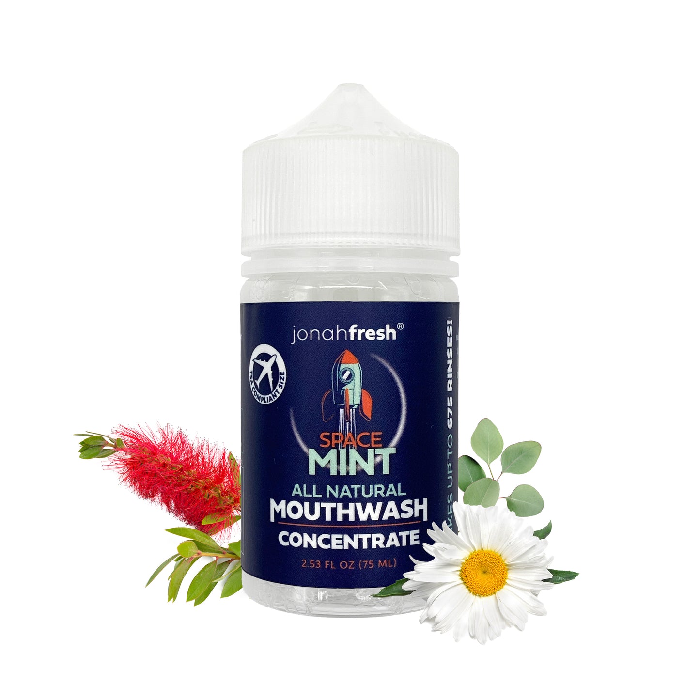 Jonah Fresh Space Mint All Natural Mouthwash Concentrate MADE SAFE