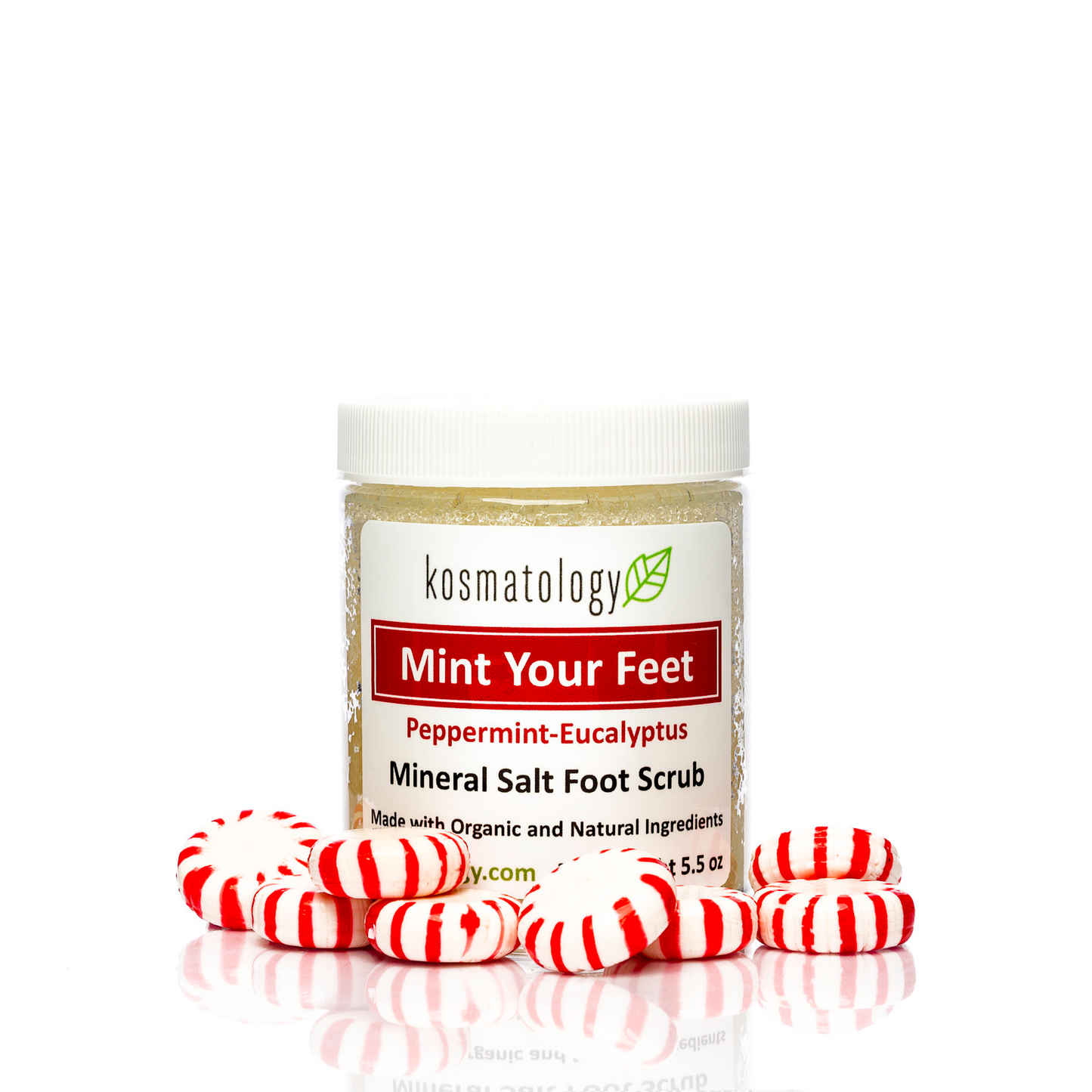 Kosmatology Mint Your Feet Mineral Salt Foot Scrub MADE SAFE