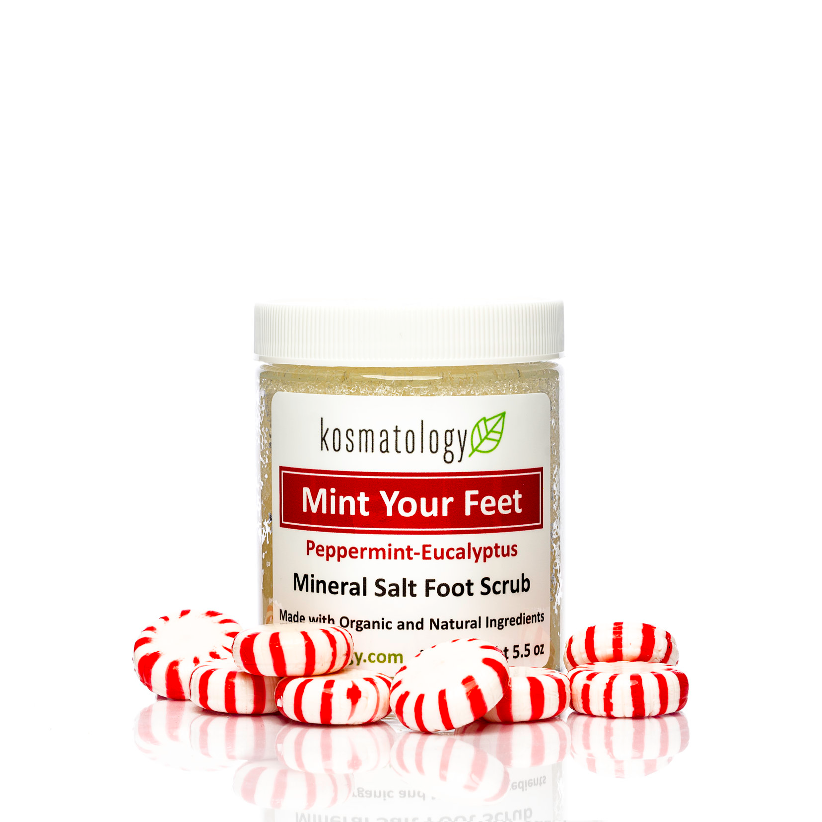 Kosmatology Mint Your Feet Mineral Salt Foot Scrub MADE SAFE