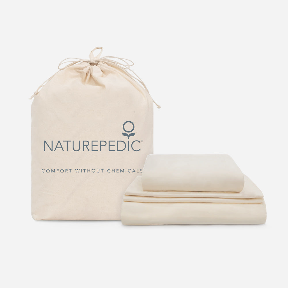 Naturepedic Organic Cotton Sheets Pillow Cases MADE SAFE