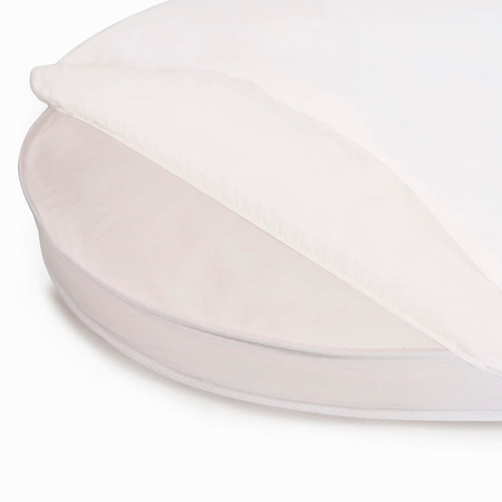 Naturepedic Organic Waterproof Crib Mattress Protector Pad Oval MADE SAFE