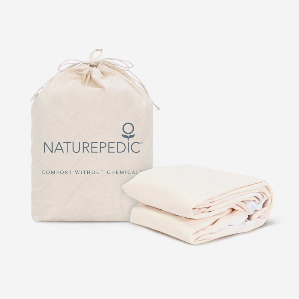 Naturepedic Organic Waterproof Mattress Pad Protector Bag MADE SAFE