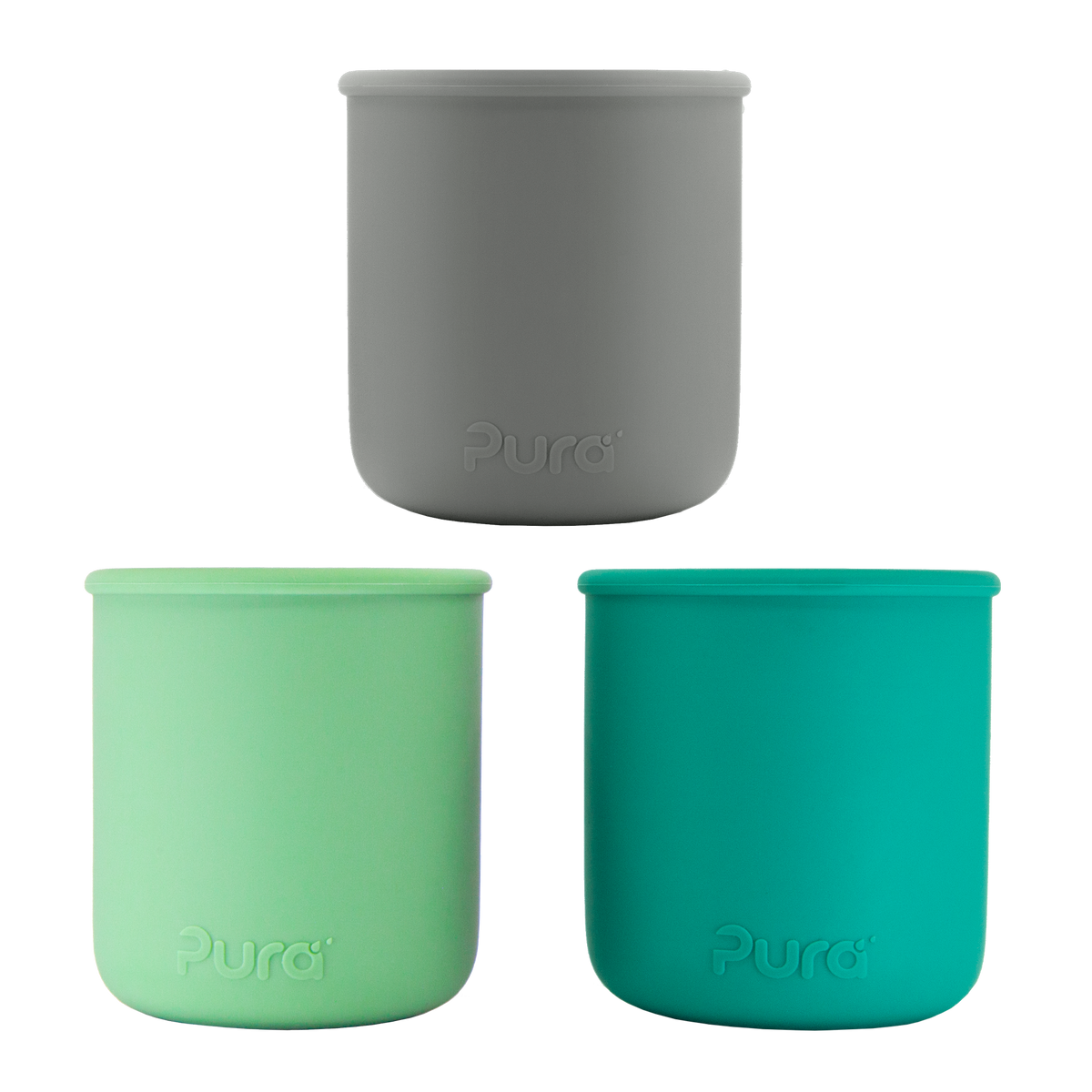Pura my my Trainer Cups Silicone Moss Mint Slate MADE SAFE