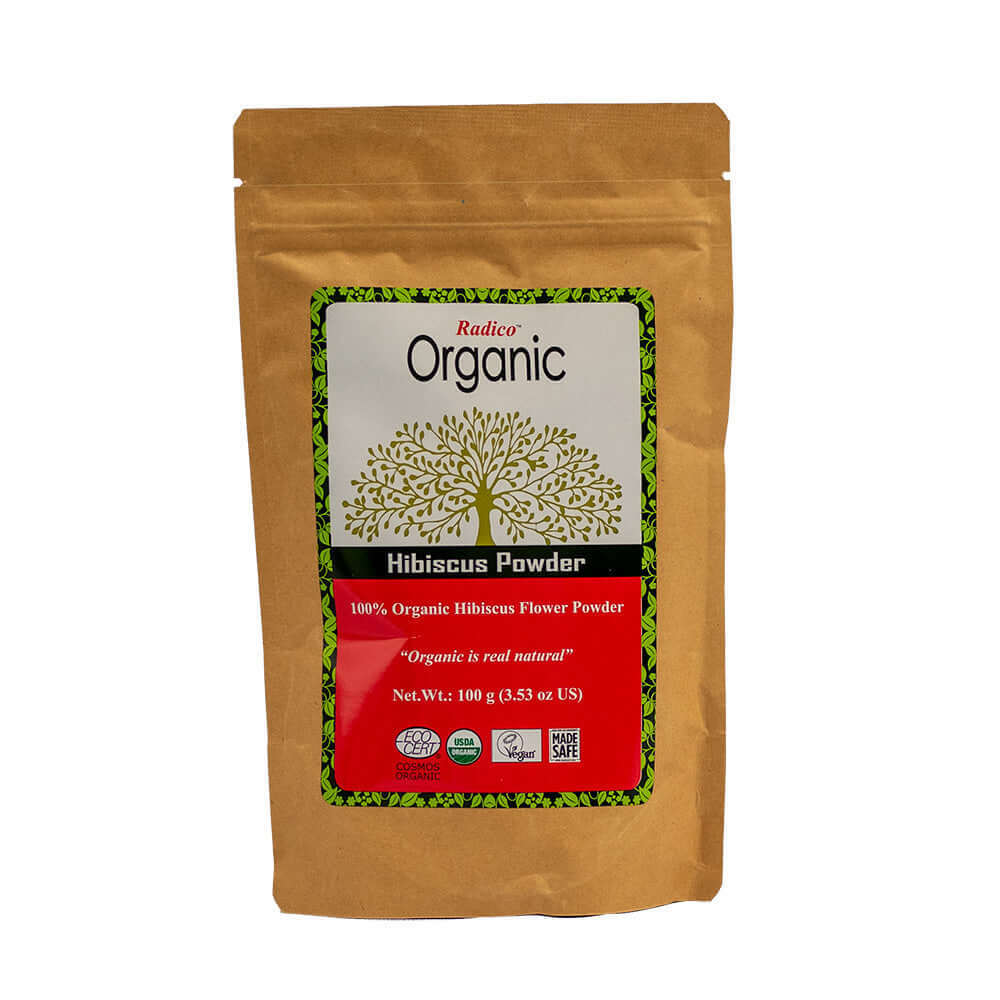 Radico Colour Me Organic Hibiscus Powder Packaging MADE SAFE